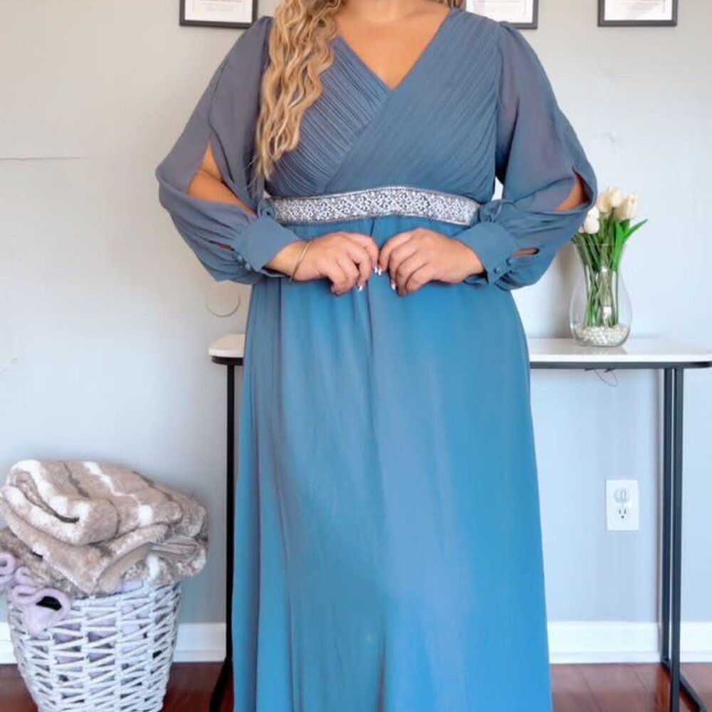 Formal Dresses for Women, Long Sleeve Evening Dress PLUS SIZE NEW 2026 - Picture 8 of 16